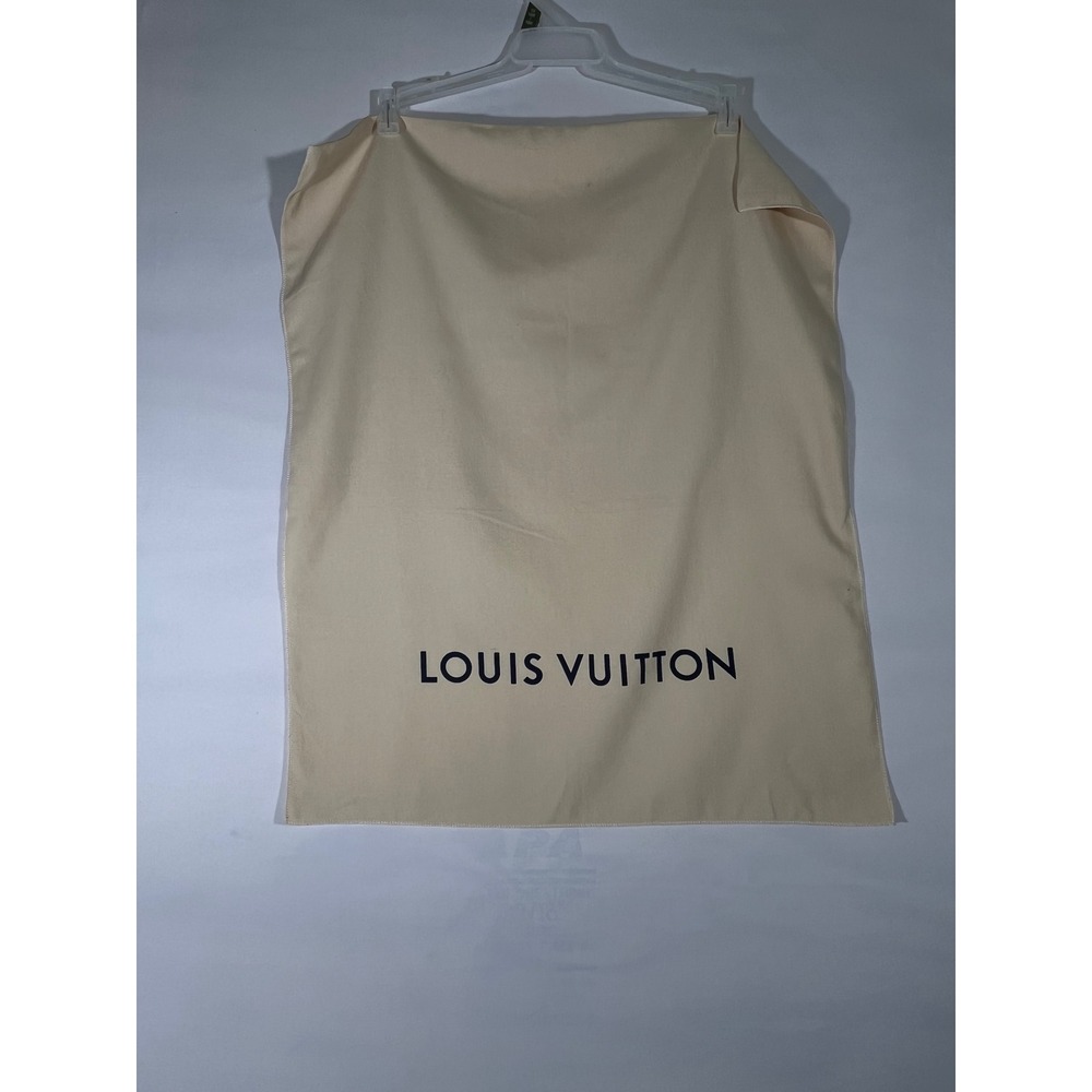 Louis Vuitton Dust Bag Beige Monogram Storage Pouch Authentic Luxury Accessory L